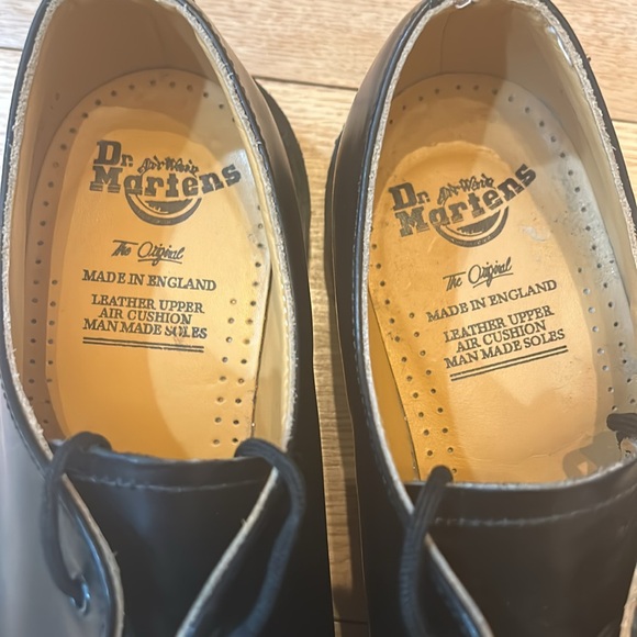 Men’s Dr Marten The Original Black 3 eyelet Oxford lace-up SZ 12 - Picture 3 of 10